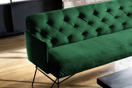KAWOLA Esszimmerbank CHARME Velvet smaragd