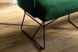 KAWOLA Esszimmerbank CHARME Velvet smaragd
