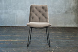 KAWOLA Esszimmerstuhl NEW CHARME Velvet sand, 52 x 66