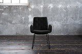 KAWOLA Esszimmerstuhl NEW CHARME Velvet schwarz, 59 x 66