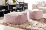 KAWOLA Hocker ALEA Cord rosa