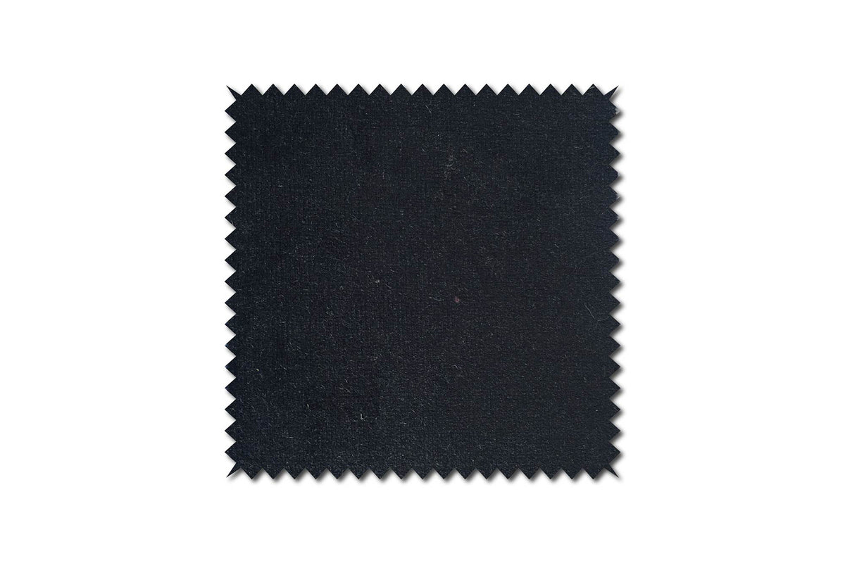 KAWOLA Hocker LOTTE Polsterhocker velvet schwarz
