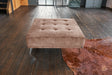 KAWOLA Hocker WIOLO velvet taupe