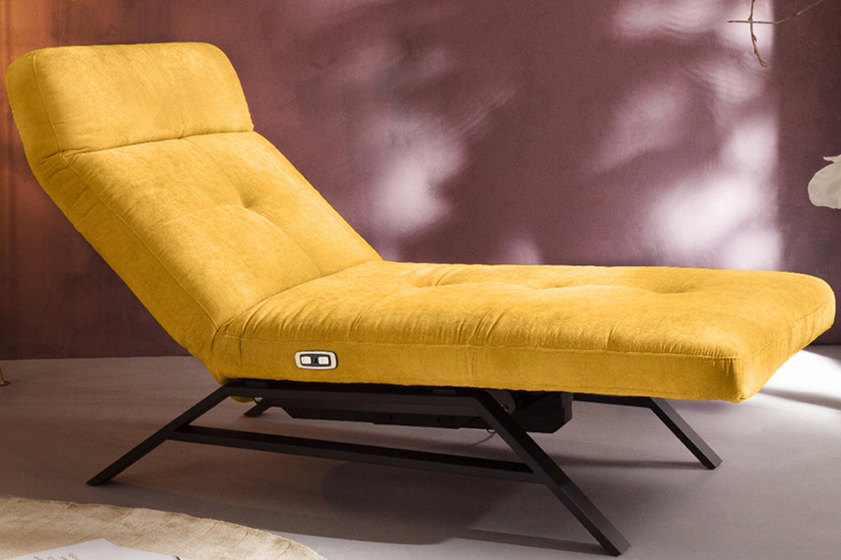 KAWOLA Liege AMERIVA Relaxliege Velvet curry