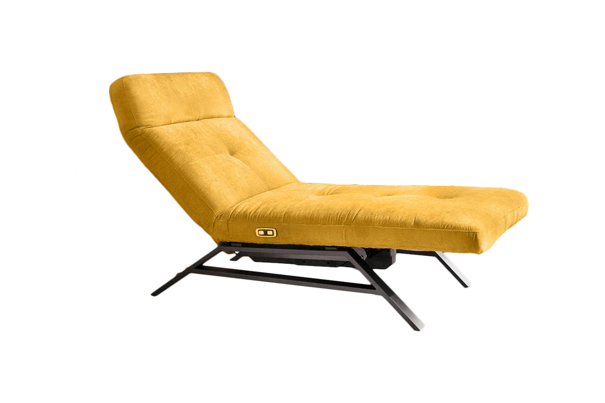 KAWOLA Liege AMERIVA Relaxliege Velvet curry