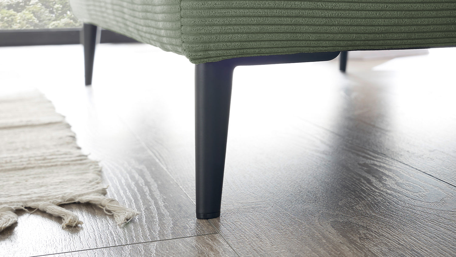 KAWOLA Longseat CARA Feincord olivgrün