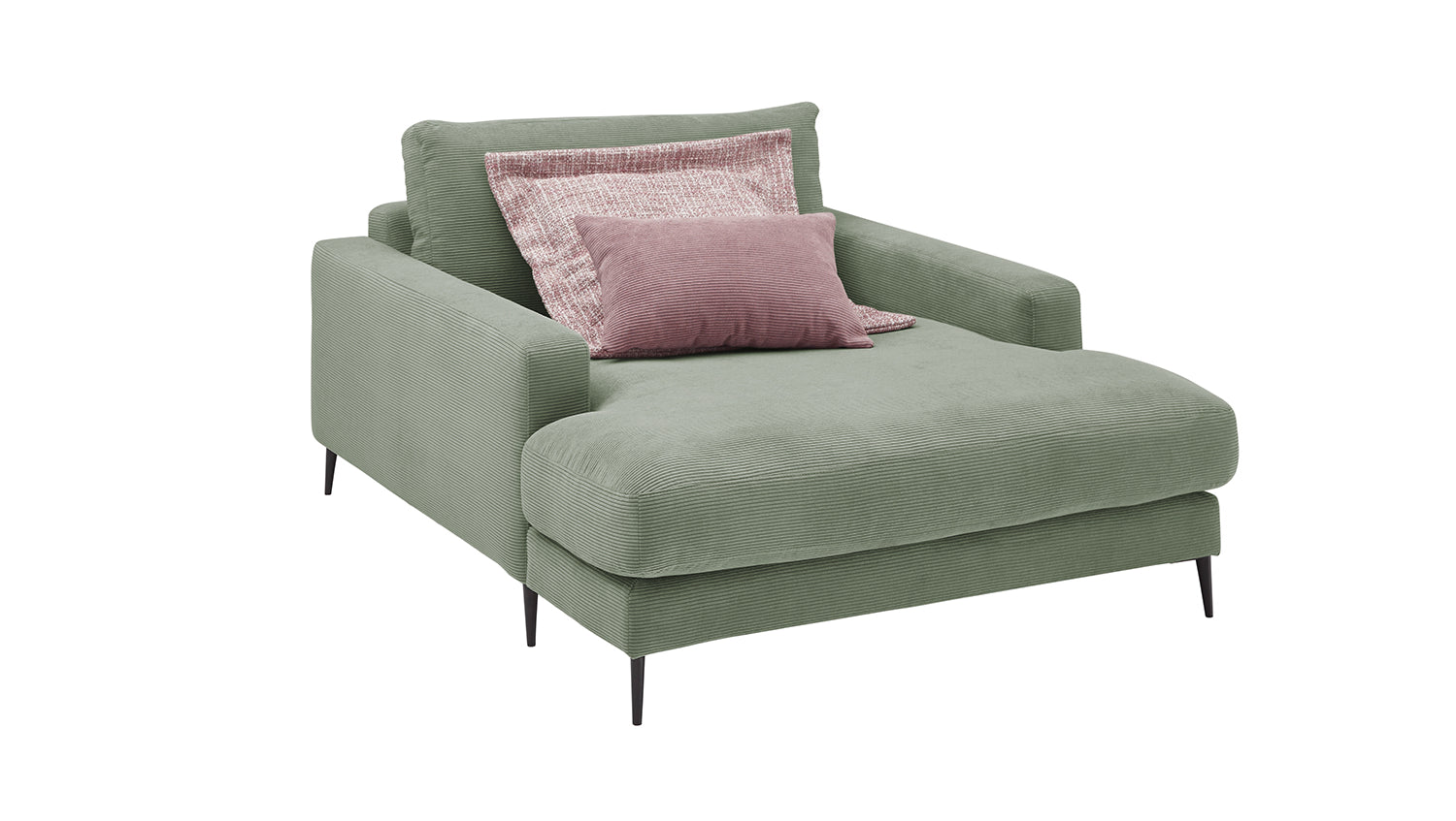KAWOLA Longseat CARA Feincord olivgrün