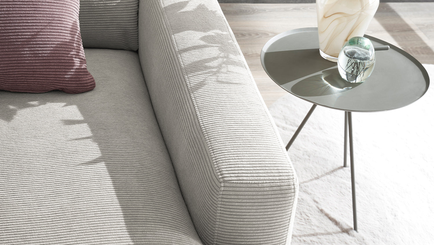 KAWOLA Longseat CARA Feincord silber