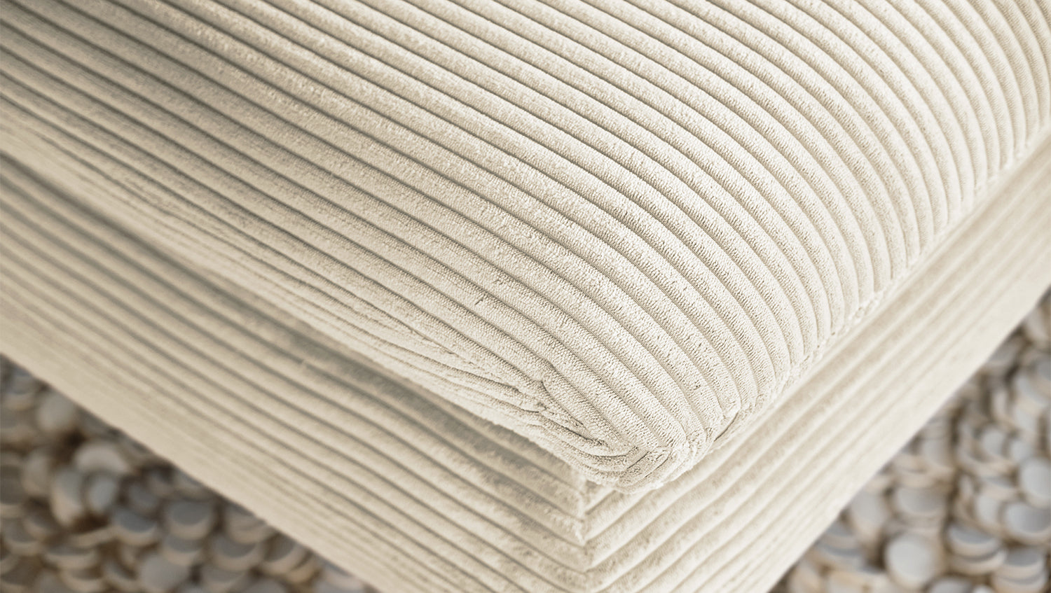 KAWOLA Longseat CHARME Cord cremeweiß