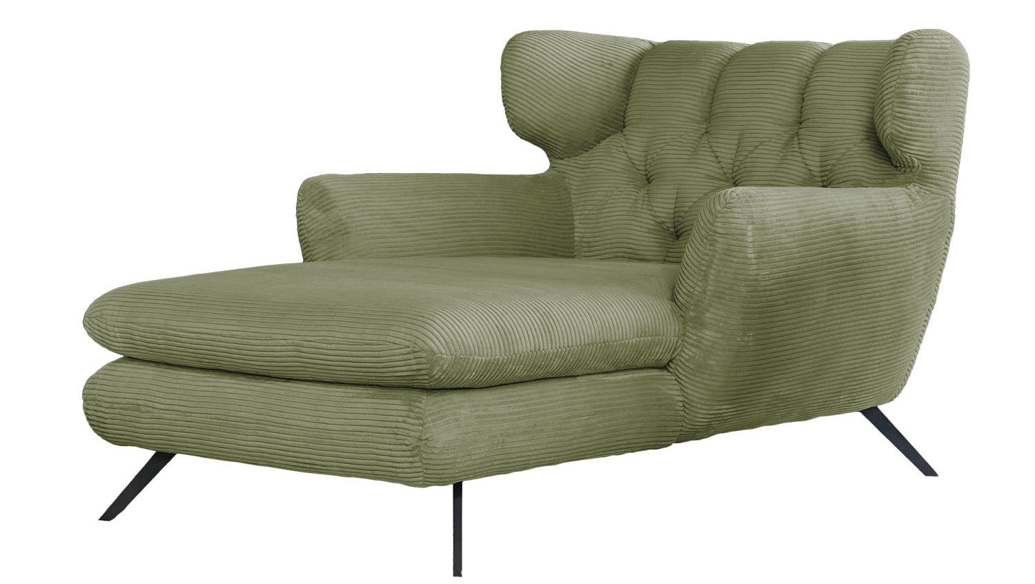 KAWOLA Longseat CHARME Cord olivgrün