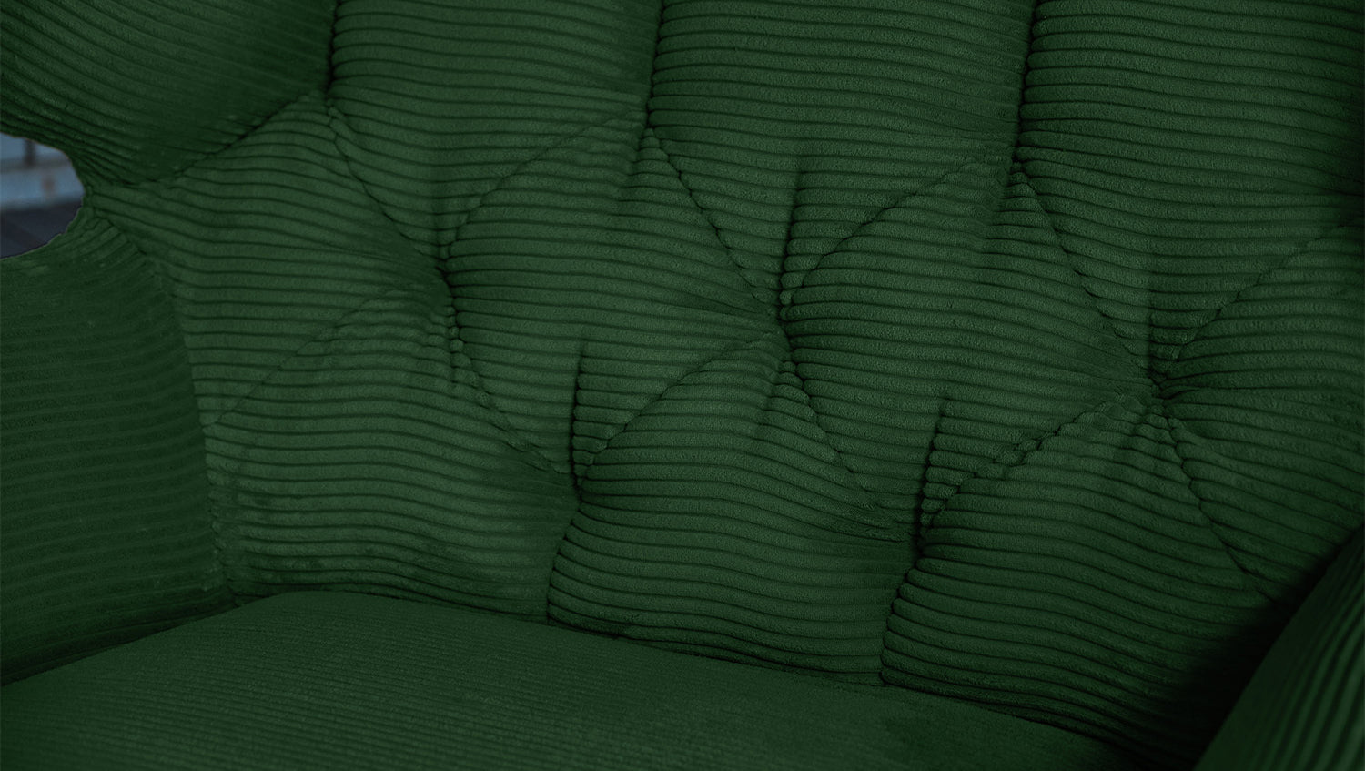 KAWOLA Longseat CHARME Cord smaragd