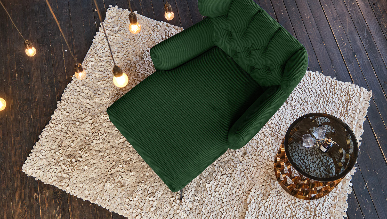 KAWOLA Longseat CHARME Cord smaragd