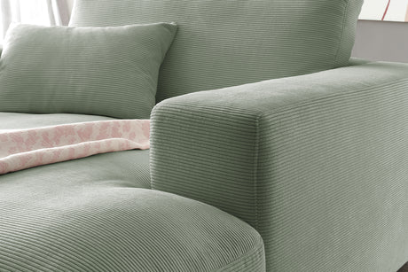 KAWOLA Longseat MADELINE Feincord olivgrün