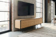 KAWOLA Lowboard AVRIL TV-Board 4 Türen Eiche braun
