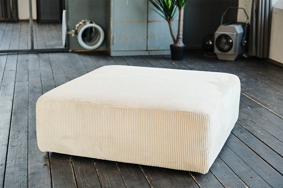 KAWOLA Modulsofa WIOLO SOFT 2 Module 2 Rückenkissen Cord cremeweiß