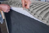 KAWOLA Modulsofa WIOLO SOFT 2 Module 2 Rückenkissen Weicher Breitcord grau