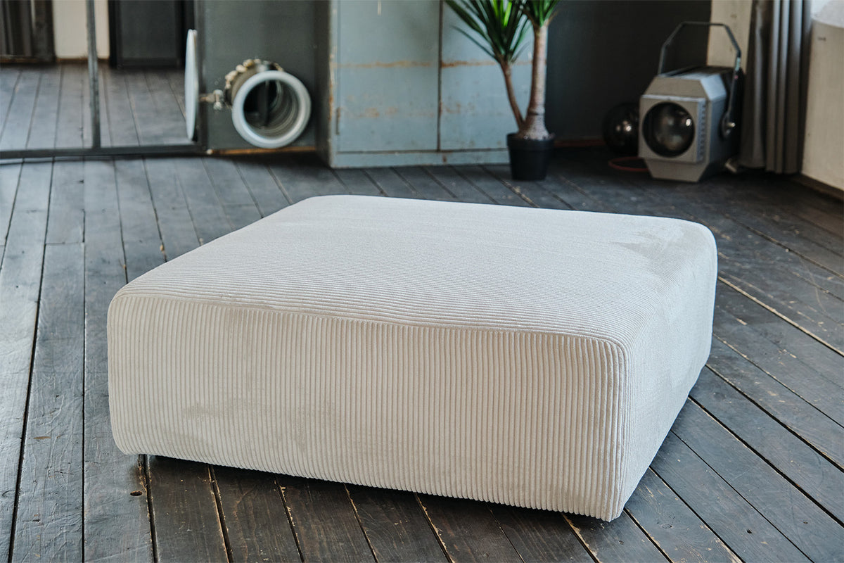 KAWOLA Modulsofa WIOLO SOFT 5 Module 5 Rückenkissen Cord hellgrau
