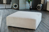 KAWOLA Modulsofa WIOLO SOFT 5 Module 5 Rückenkissen Cord hellgrau