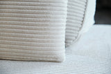 KAWOLA Modulsofa WIOLO SOFT 5 Module 5 Rückenkissen Cord hellgrau
