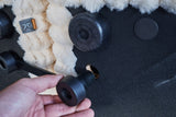 KAWOLA Modulsofa WIOLO SOFT 5 Module 5 Rückenkissen Weicher Breitcord cremeweiß
