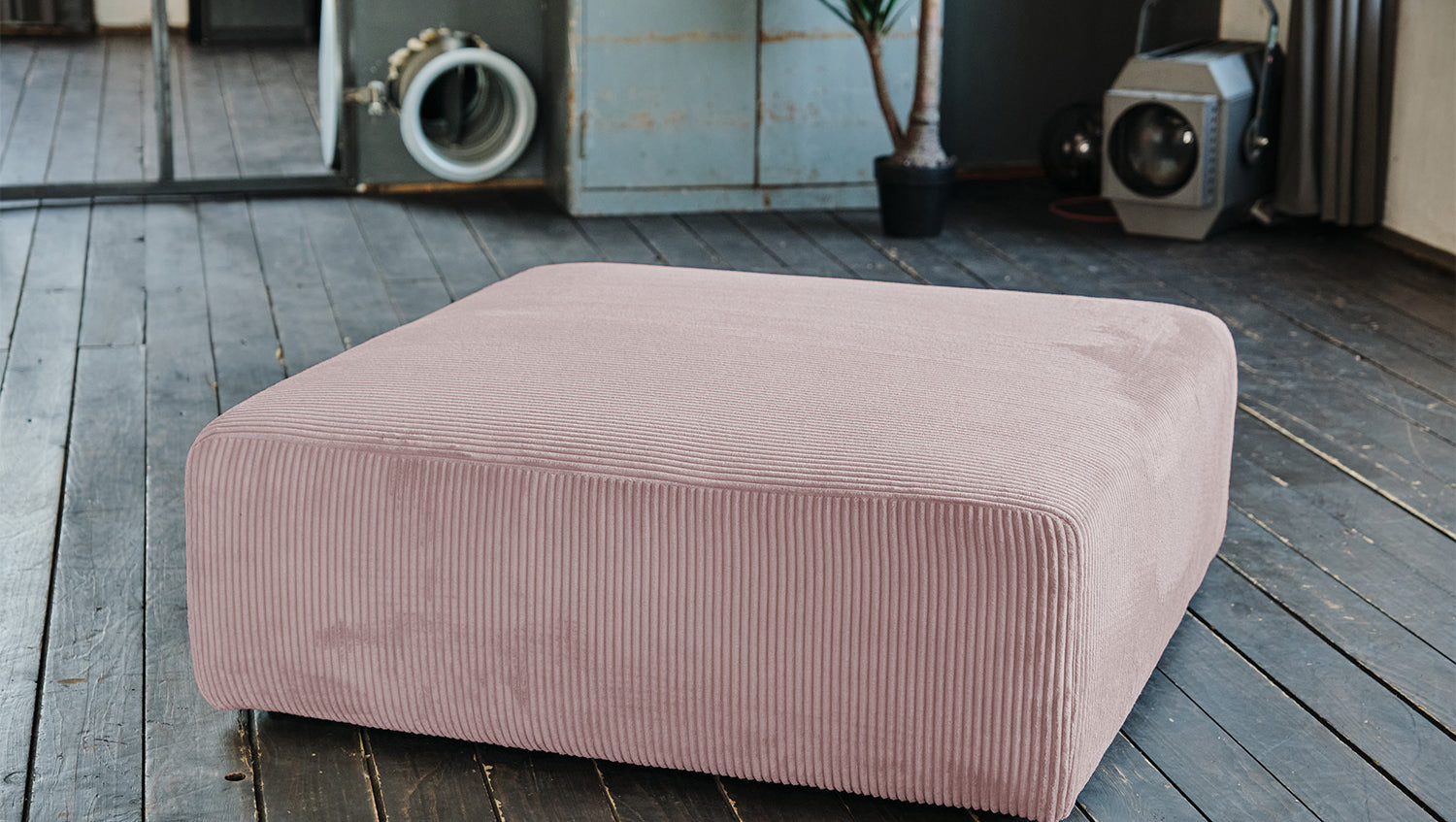 KAWOLA Modulsofa WIOLO SOFT 6 Module 6 Rückenkissen Cord rosa