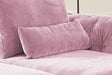 KAWOLA Nierenkissen SEPHI medium Cord Vintage rosa