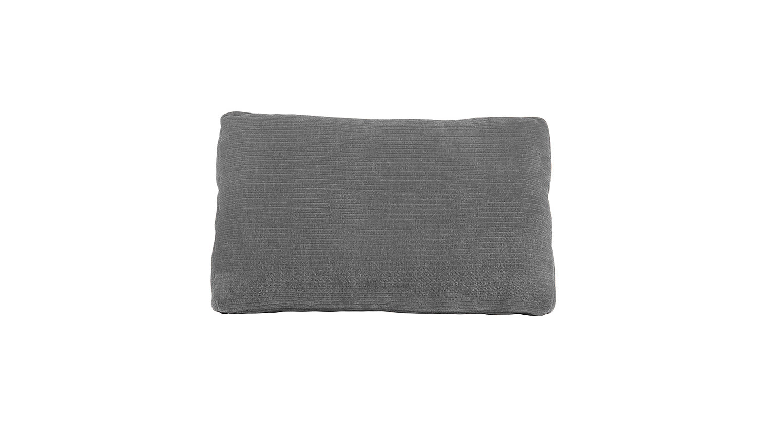 KAWOLA Rückenkissen SEPHI mit Rolle Cord Vintage grau