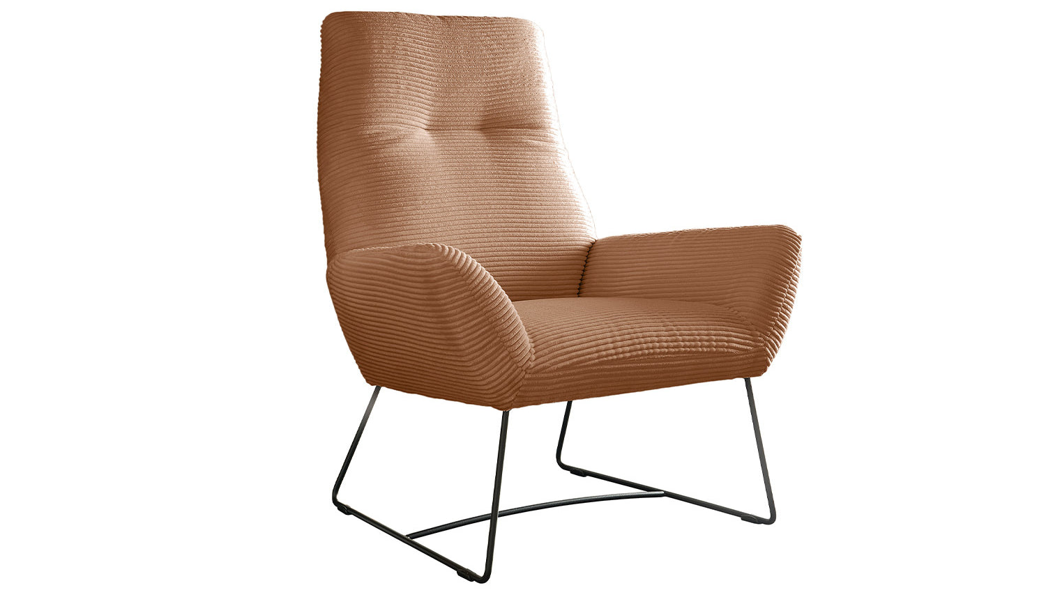 KAWOLA Sessel BISA Cord rost