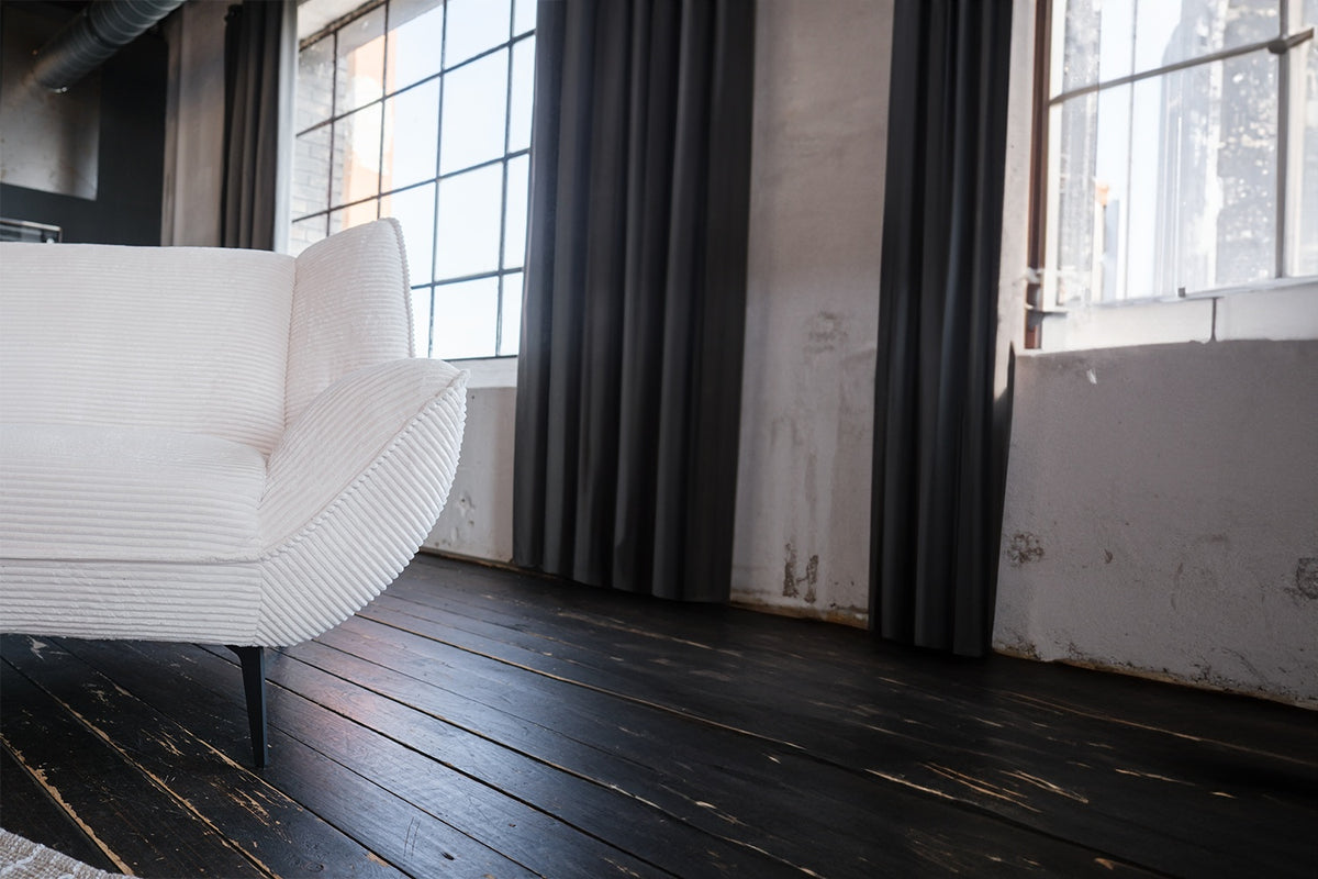 KAWOLA Sessel CALLA Relaxsessel Cord cremeweiß