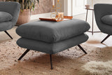 KAWOLA Sessel CHARME Hochlehnsessel Cord grau