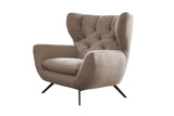 KAWOLA Sessel CHARME Hochlehnsessel Cord taupe