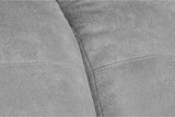 KAWOLA Sessel DAVITO Lederimitat im Vintagelook grau