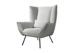 KAWOLA Sessel IVA Relaxsessel Cord hellgrau