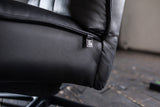 KAWOLA Sessel MIKO Relaxsessel drehbar Leder schwarz