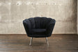 KAWOLA Sessel NARLA Polstersessel Velvet schwarz