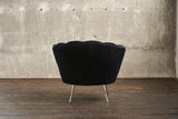 KAWOLA Sessel NARLA Polstersessel Velvet schwarz