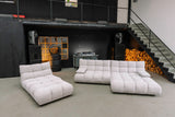 KAWOLA Sessel VIVIEN Drehsessel Feincord silber