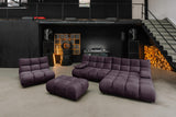 KAWOLA Sessel VIVIEN Drehsessel Velvet purple