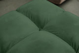 KAWOLA Sessel VIVIEN Drehsessel Velvet smaragd