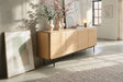 KAWOLA Sideboard AVRIL 4 Türen Eiche braun