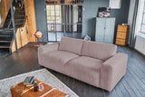 KAWOLA Sofa BODHI 3-Sitzer Cord rosa