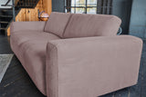 KAWOLA Sofa BODHI 3-Sitzer Cord rosa