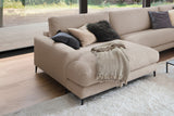 KAWOLA Sofa CARA Wohnlandschaft U-Form Cord taupe