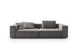 KAWOLA Sofa CARMO 3-Sitzer Feincord anthrazit