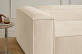 KAWOLA Sofa CARMO Ecksofa Stoff beige