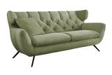 KAWOLA Sofa CHARME Cord olivgrün