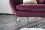 KAWOLA Sofa CHARME Velvet purple
