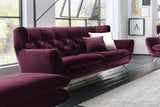 KAWOLA Sofa CHARME Velvet purple