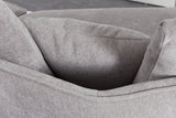 KAWOLA Sofa GARBO Designsofa Stoff grau