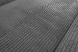 KAWOLA Sofa LAISKA Ecksofa Cord grau